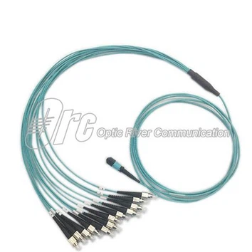 12F OM3 MPO NA FC 2M Mpo Fanout patch kabel
